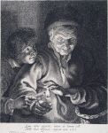 Снимка на Корнелис Вишер II - Жената със свещта, c. 1643-1658